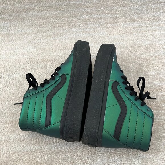 Vans x Harry Potter Sk8-Hi Dark Arts Morsmordre Sneakers Shoes 6.5 Green Black - Picture 6 of 11